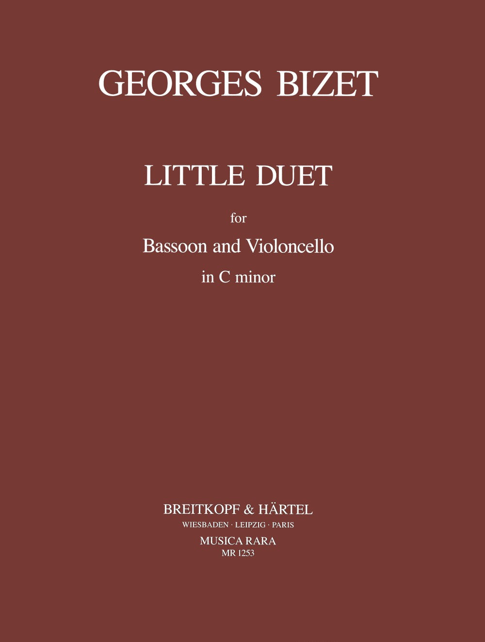 Bizet: Little Duet for Bassoon and Cello