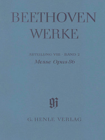 Beethoven: Mass in C Major, Op. 86