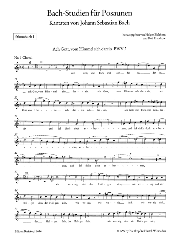 Bach Studies for Trombones