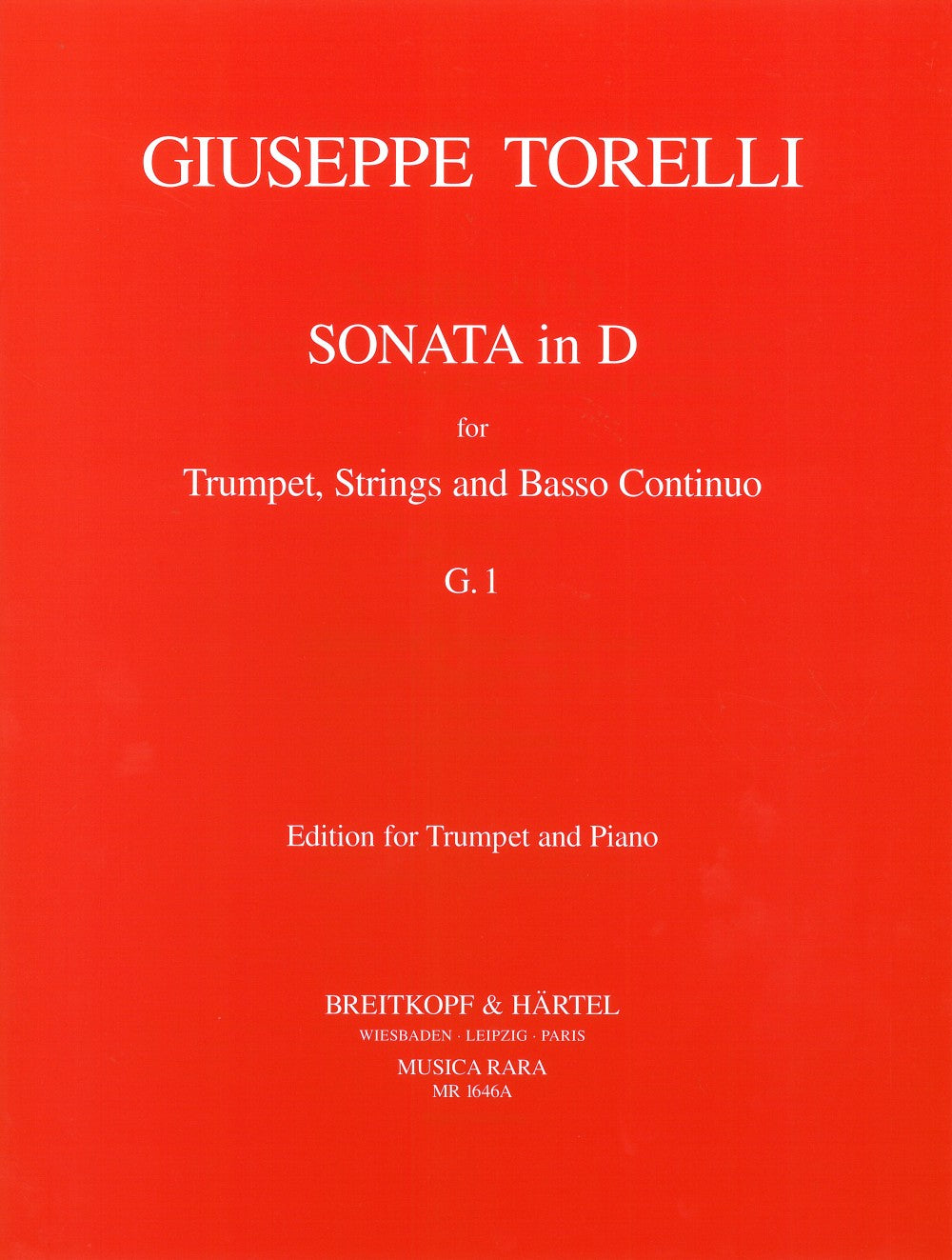 Torelli: Trumpet Sonata in D Major, G.1