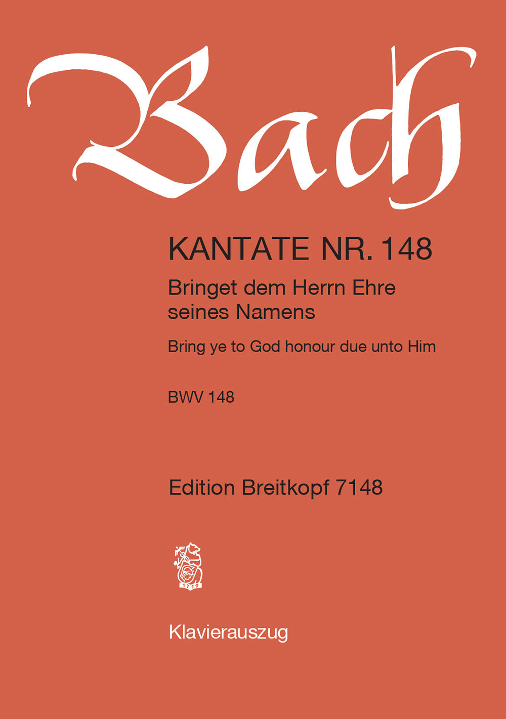 Bach: Bringet dem Herrn Ehre seines Namens, BWV 148