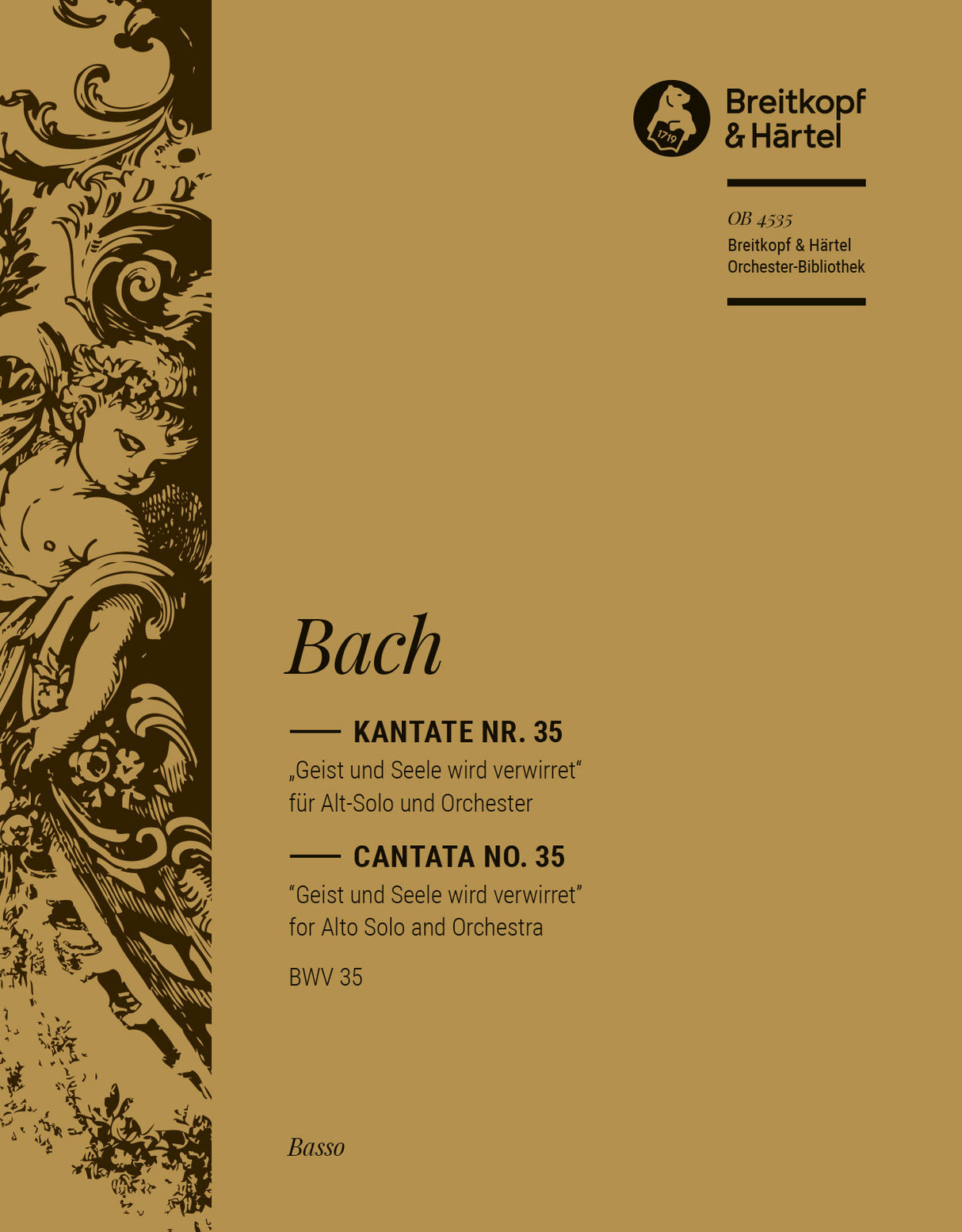 Bach: Geist and Seele wird verwirret, BWV 35