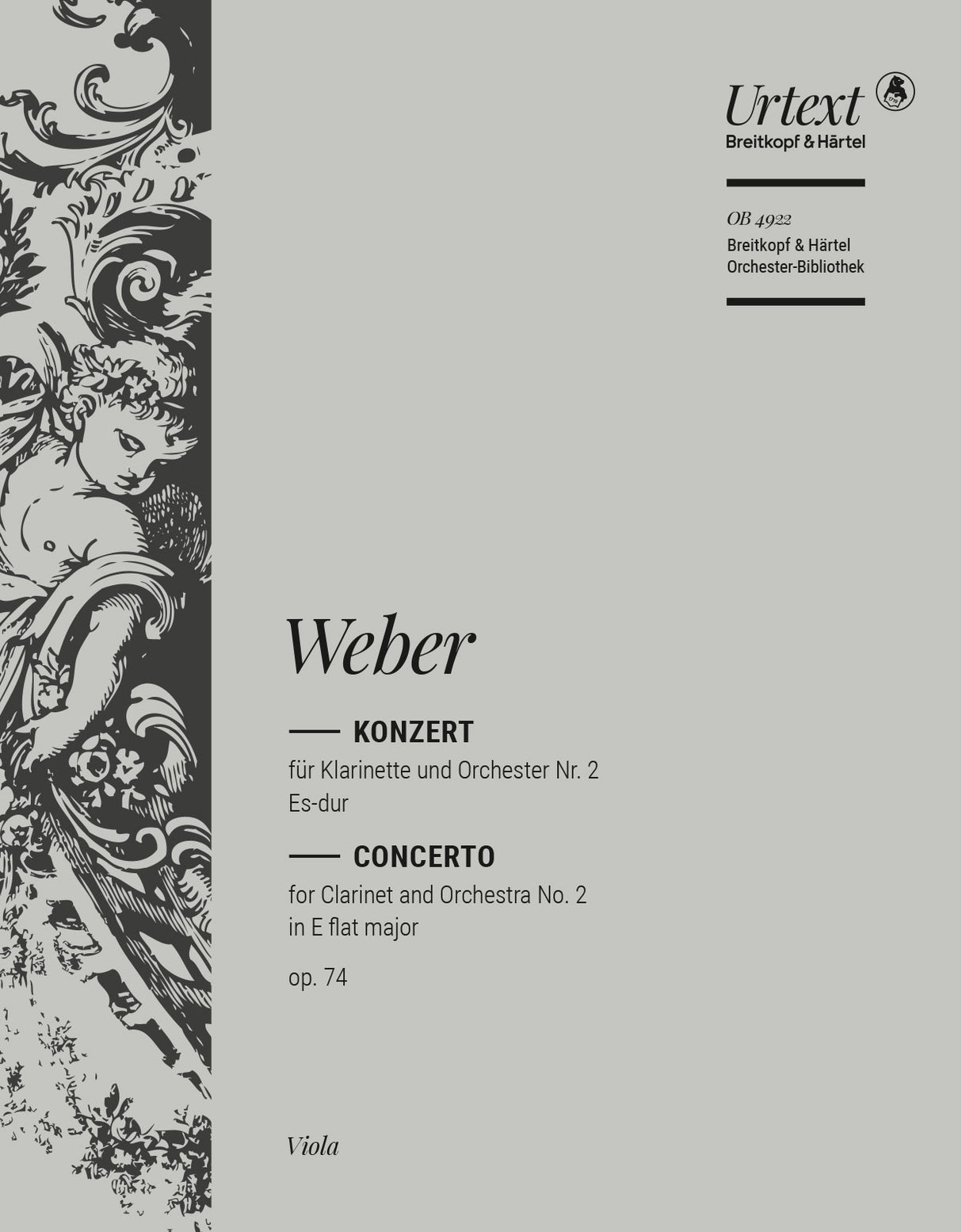 Weber: Clarinet Concerto No. 2 in E-flat Major, Op. 74