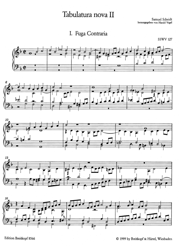 Scheidt: Tabulatura Nova - Volume 2