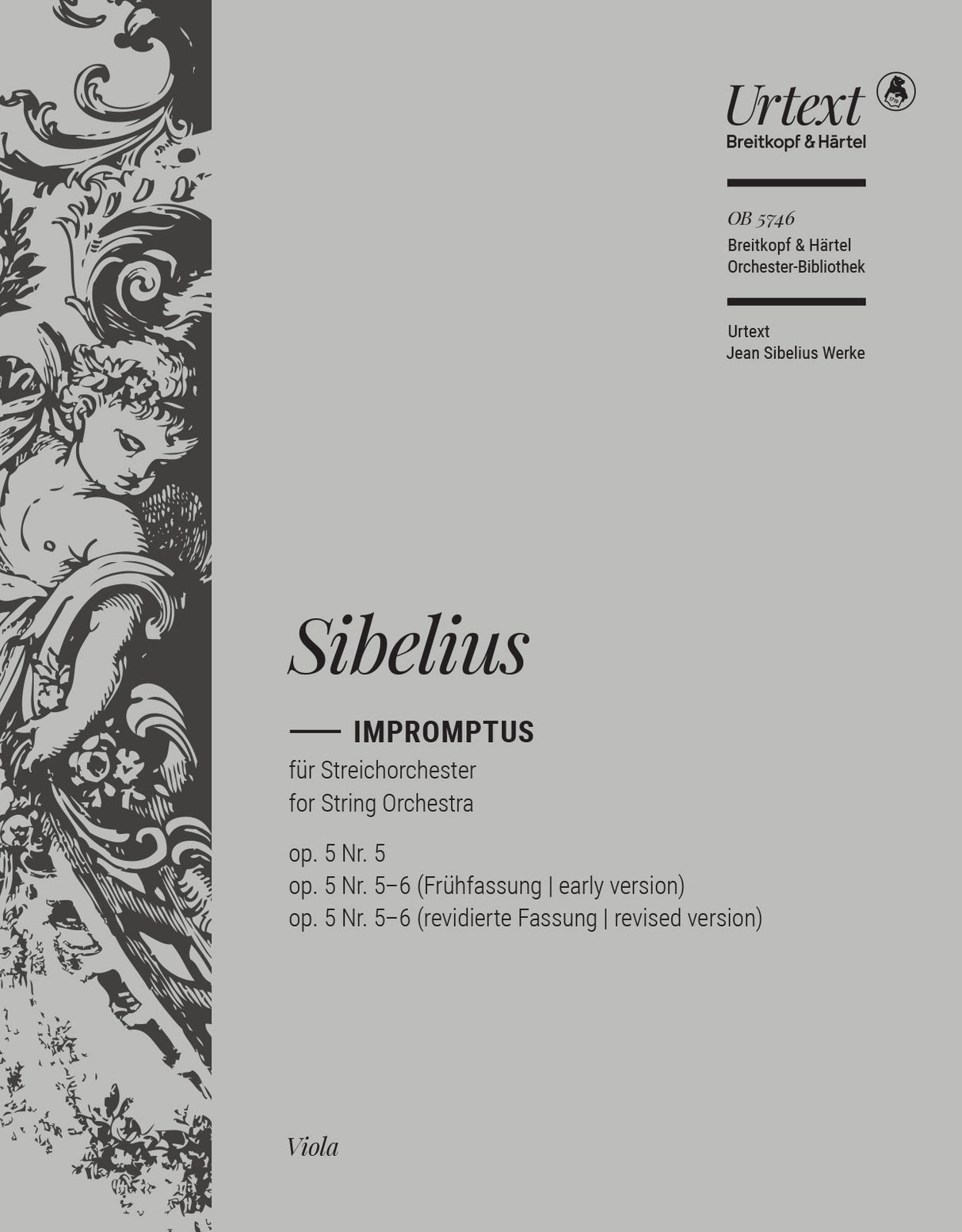 Sibelius: Impromptu for String Orchestra, Op. 5, Nos. 5 & 5-6