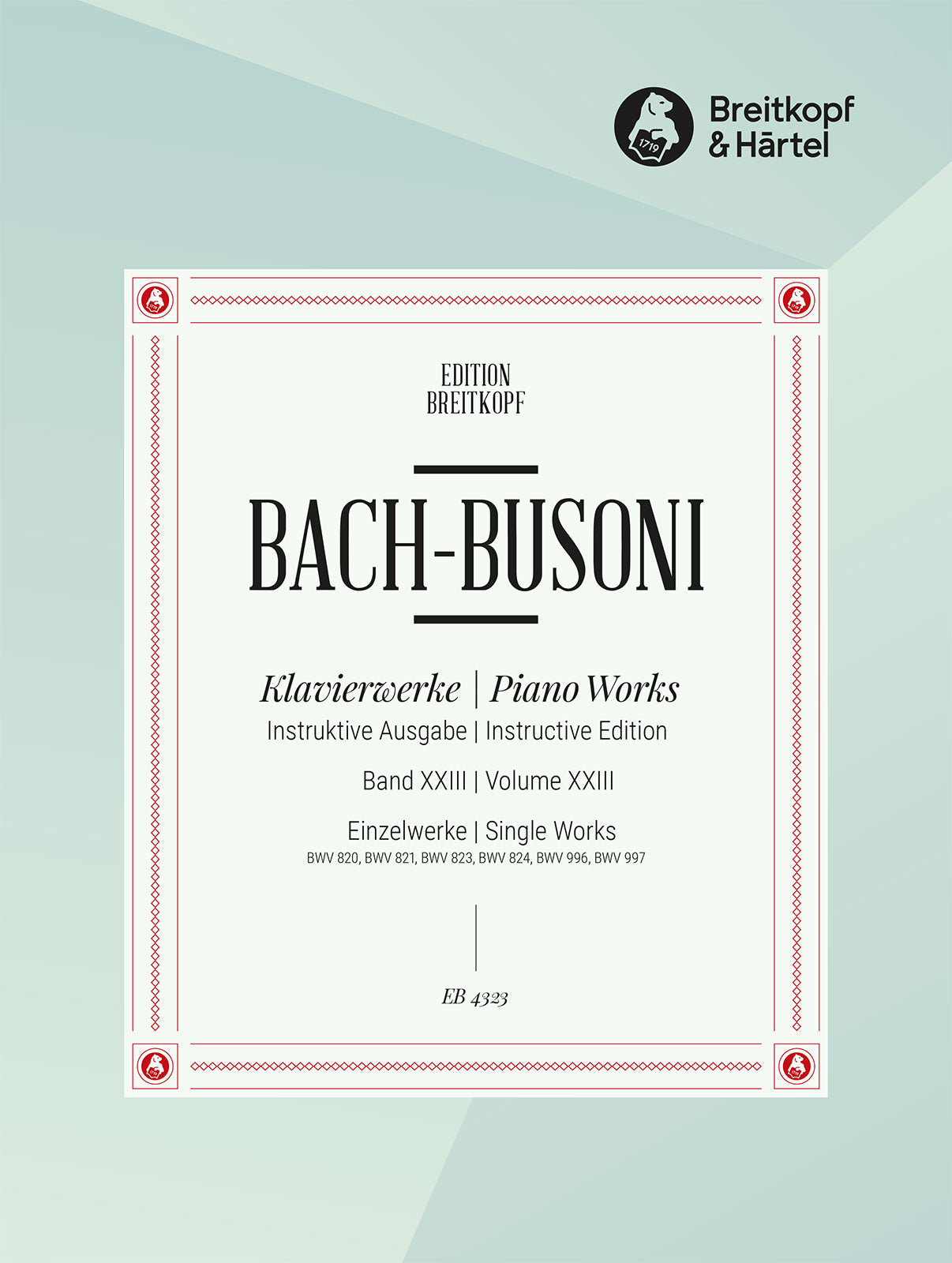 Bach: Suites BWV 820, 821, 823, 824, 996, 997