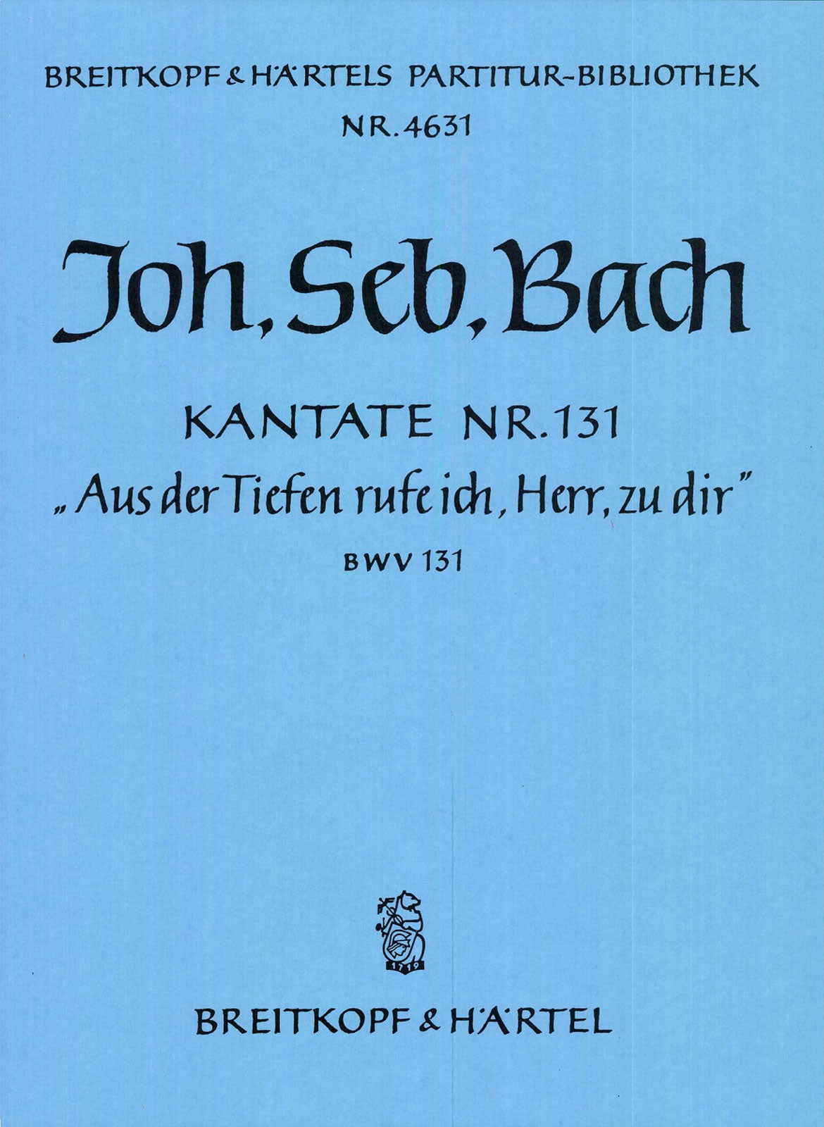 Bach: Aus der Tiefen rufe ich, BWV 131 (Version in G Minor)