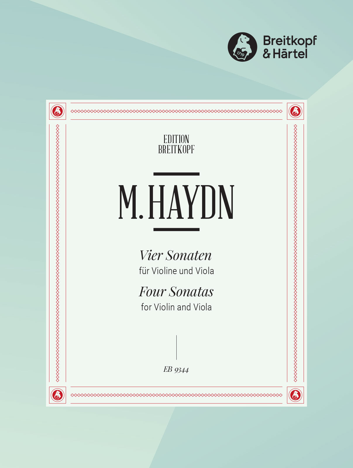 M. Haydn: 4 Sonatas for Violin and Viola