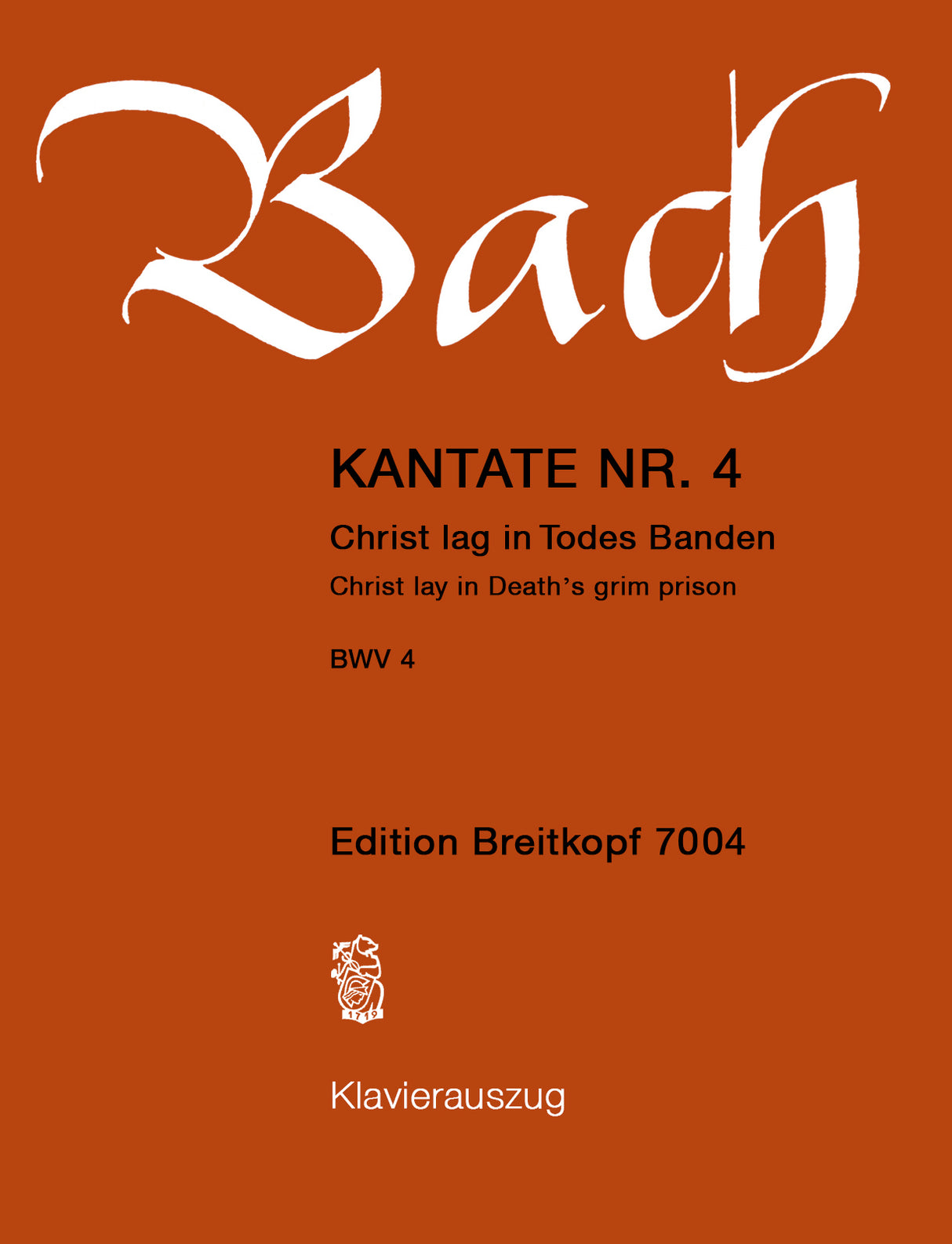Bach: Christ lag in Todes Banden, BWV 4