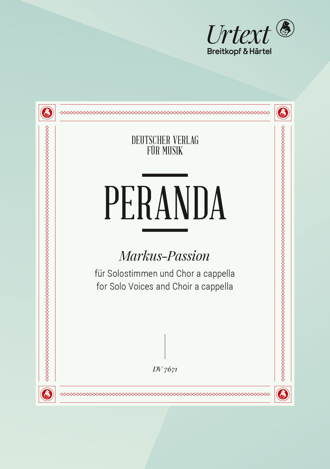 Peranda: St. Marcus Passion