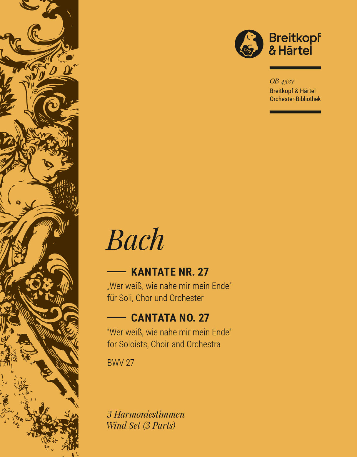 Bach: Wer weiß, wie nahe mir mein Ende, BWV 27