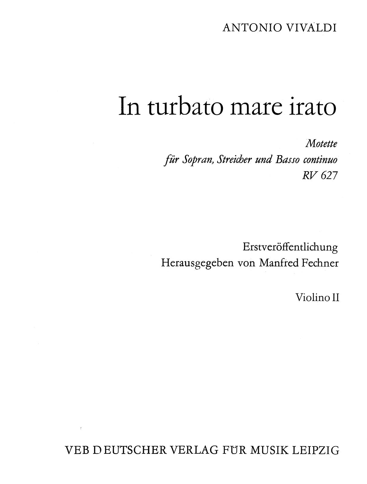 Vivaldi: In turbato mare irato