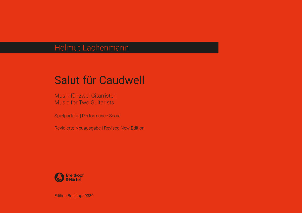 Lachenmann: Salut for Caudwell