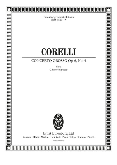 Corelli: Concerto grosso in D Major, Op. 6, No. 4