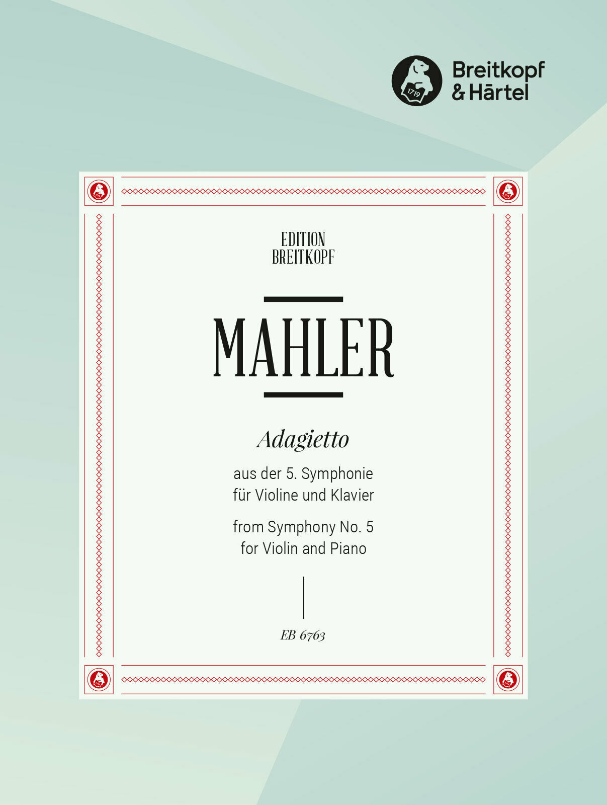 Mahler: Adagietto from Symphony No. 5 (arr. for violin & piano)