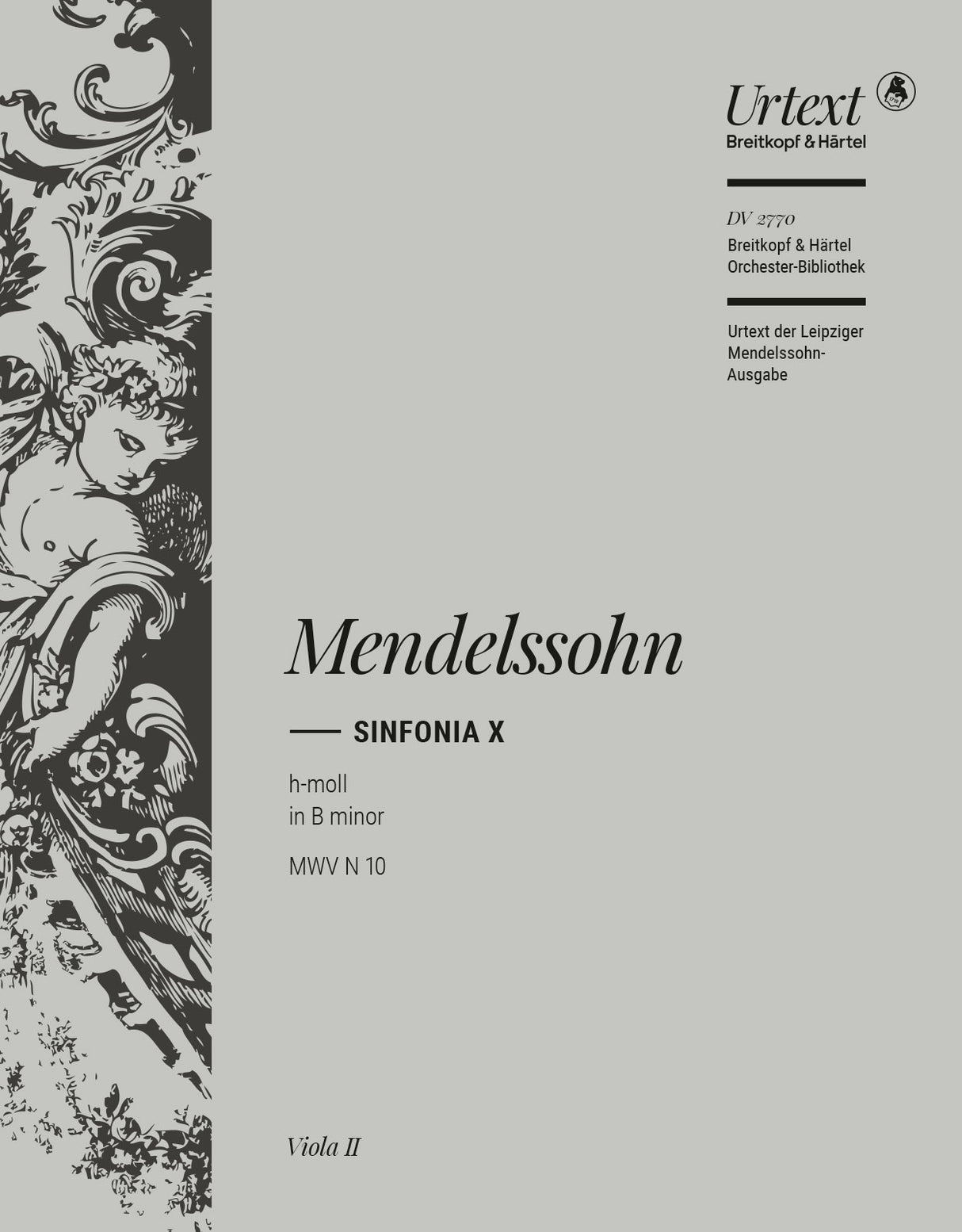Mendelssohn: Sinfonia No. 10 in B Minor, MWV N 10