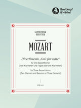 Mozart: Divertimento "Così fan tutte" (arr. for 3 basset horns)