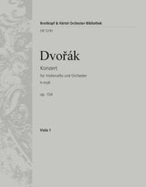 Dvořák: Cello Concerto in B Minor, Op. 104