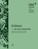 Kuhnau: Welt adieu, ich bin dein müde