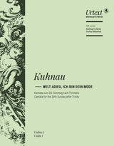 Kuhnau: Welt adieu, ich bin dein müde