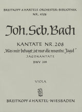 Bach: Was mir behagt, ist nur die muntre Jagd, BWV 208