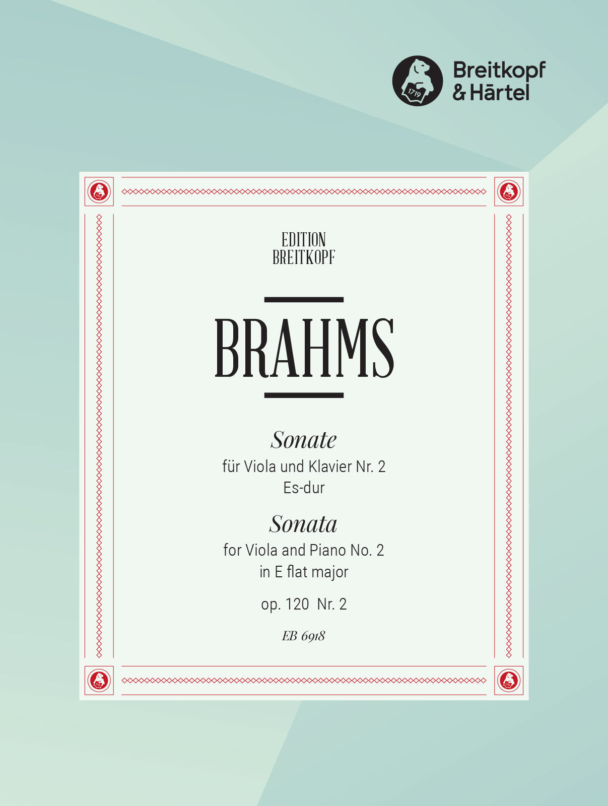 Brahms: Clarinet Sonata in E-flat Major, Op. 120, No. 2 (viola version)
