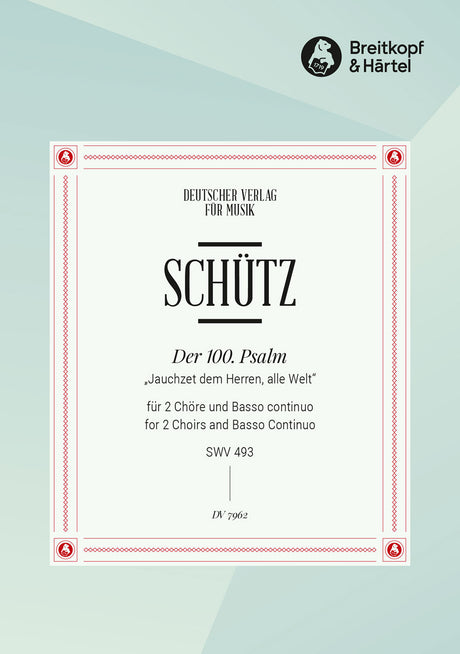 Schütz: Der Schwanengesang, SWV 482-494