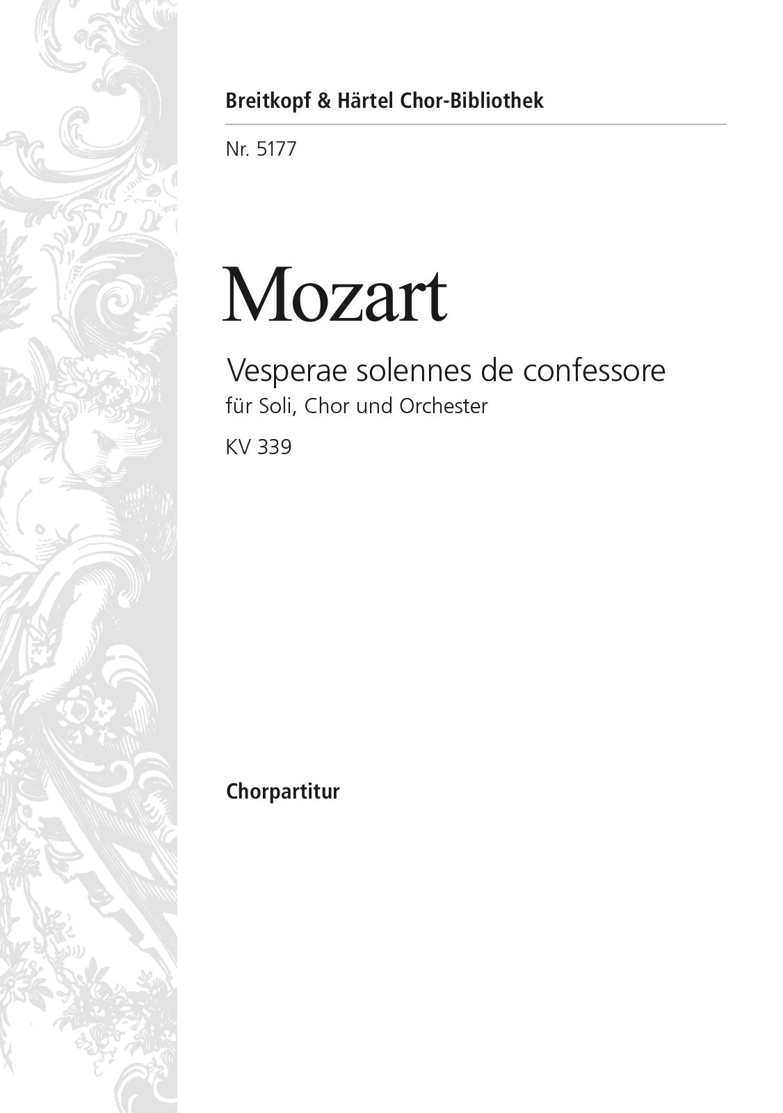Mozart: Vesperae solennes de confessore, K. 339