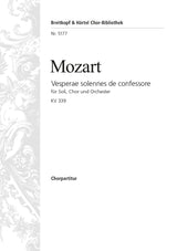 Mozart: Vesperae solennes de confessore, K. 339