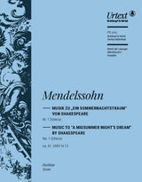 Mendelssohn: Scherzo from A Midsummer Night's Dream, MWV M 13, Op. 61