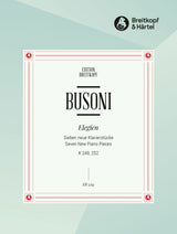Busoni: Elegien, BV 249 & Berceuse, BV 252