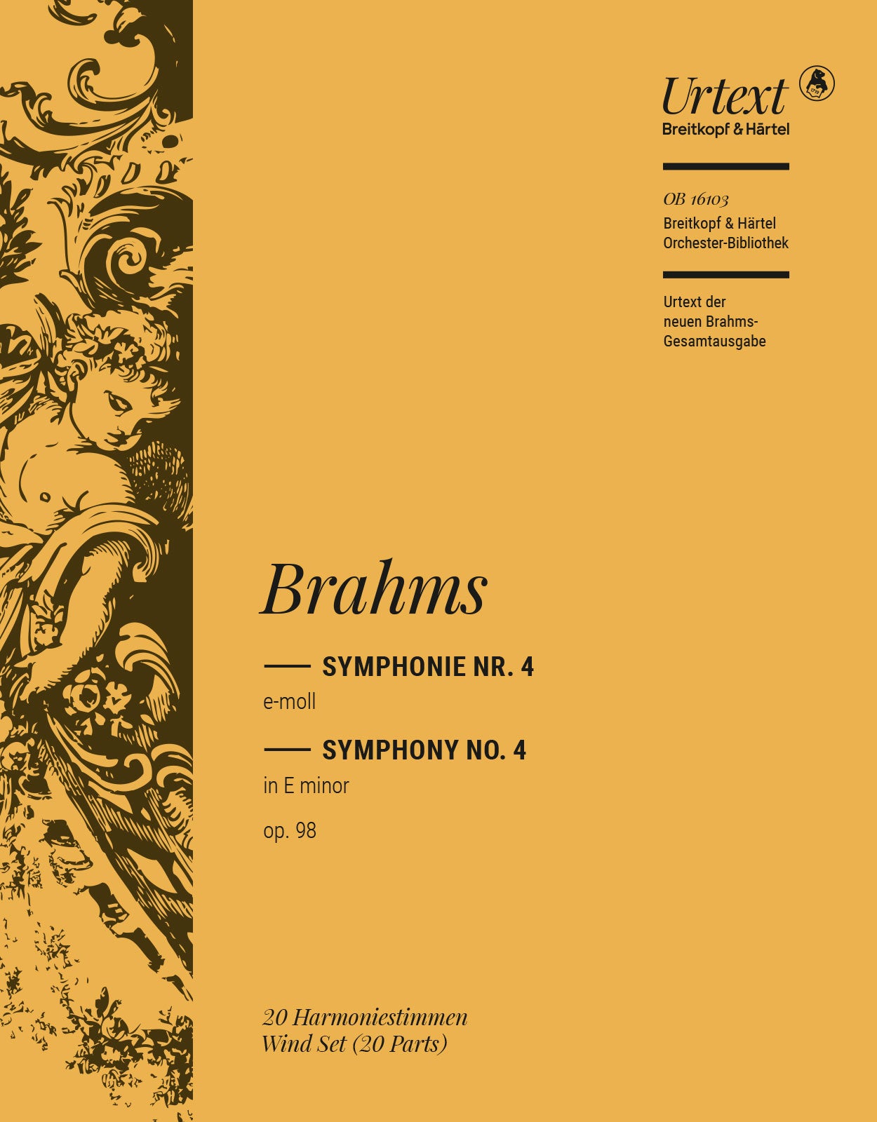 Brahms: Symphony No. 4 in E Minor, Op. 98 – Breitkopf US