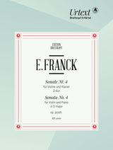 E. Franck: Violin Sonata No. 4 in D Major, Op. posth.