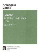 Corelli: Sonata in E Major, Op. 5, No. 11 (arr. for violin & guitar)