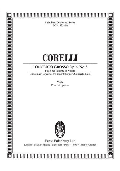 Corelli: Concerto grosso in G Minor, Op. 6, No. 8