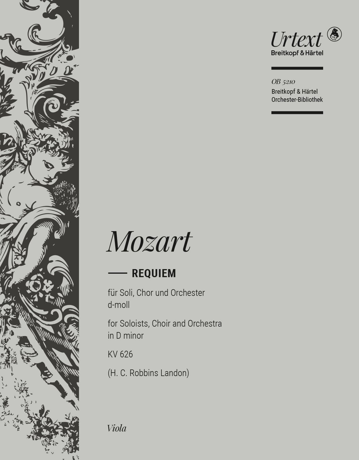 Mozart: Requiem, K. 626 - completed by Landon – Breitkopf US