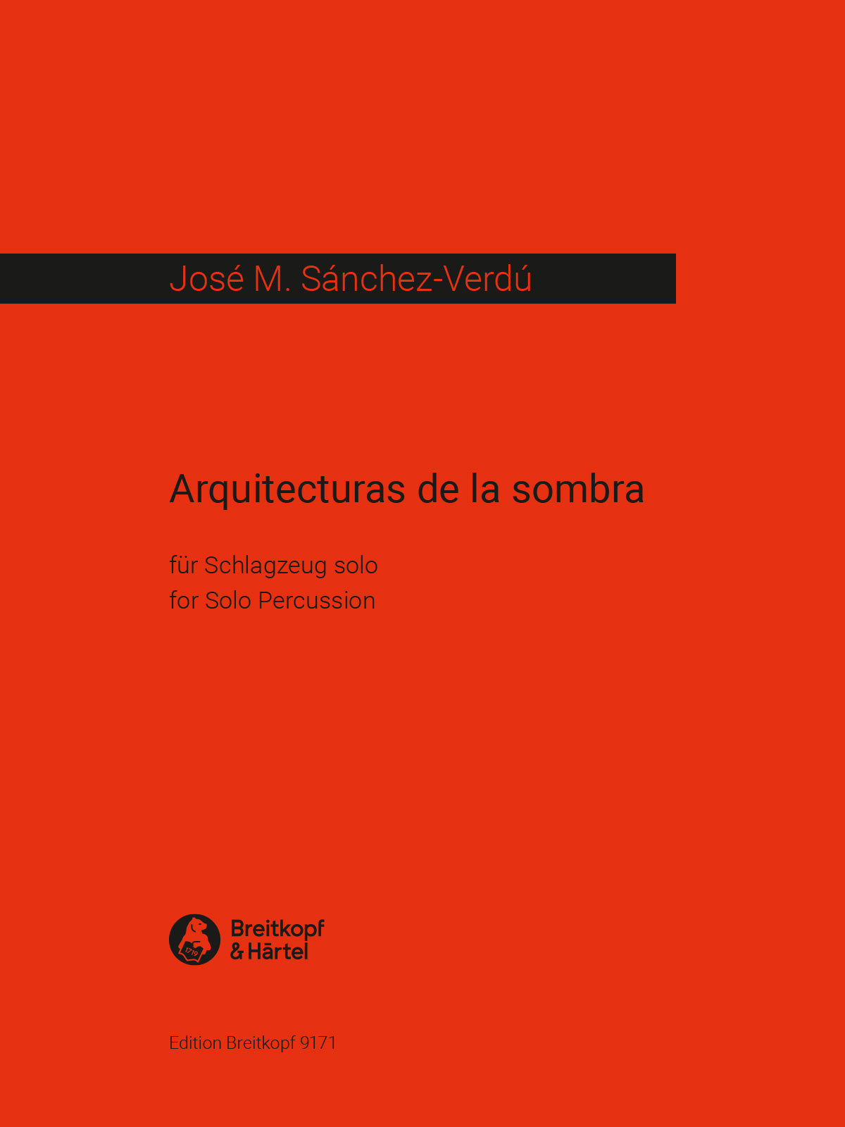 Sánchez-Verdú: Arquitecturas de la sombra