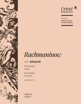 Rachmaninoff: Vocalise, Op. 34, No. 14 (arr. for violin & orchestra)