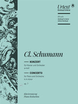 C. Schumann: Piano Concerto in A Minor, Op. 7