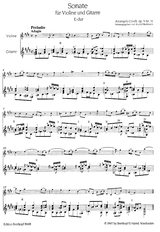Corelli: Sonata in E Major, Op. 5, No. 11 (arr. for violin & guitar)