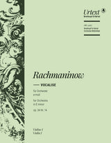 Rachmaninoff: Vocalise, Op. 34, No. 14 (arr. for violin & orchestra)
