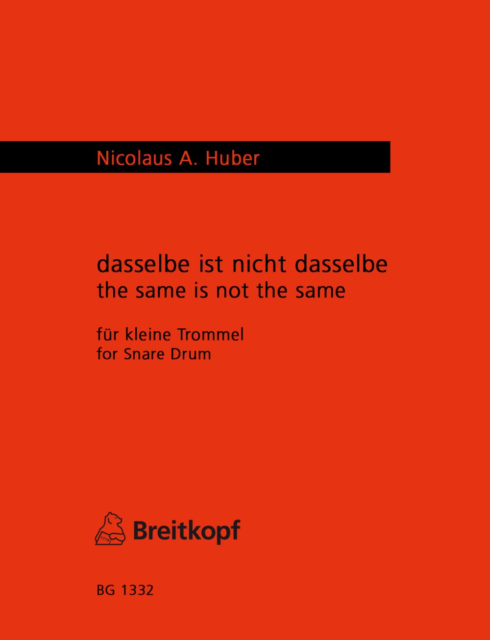 Huber: the same is not the same