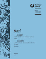 Bach: Concerto for 3 Harpsichords in D Minor, BWV 1063