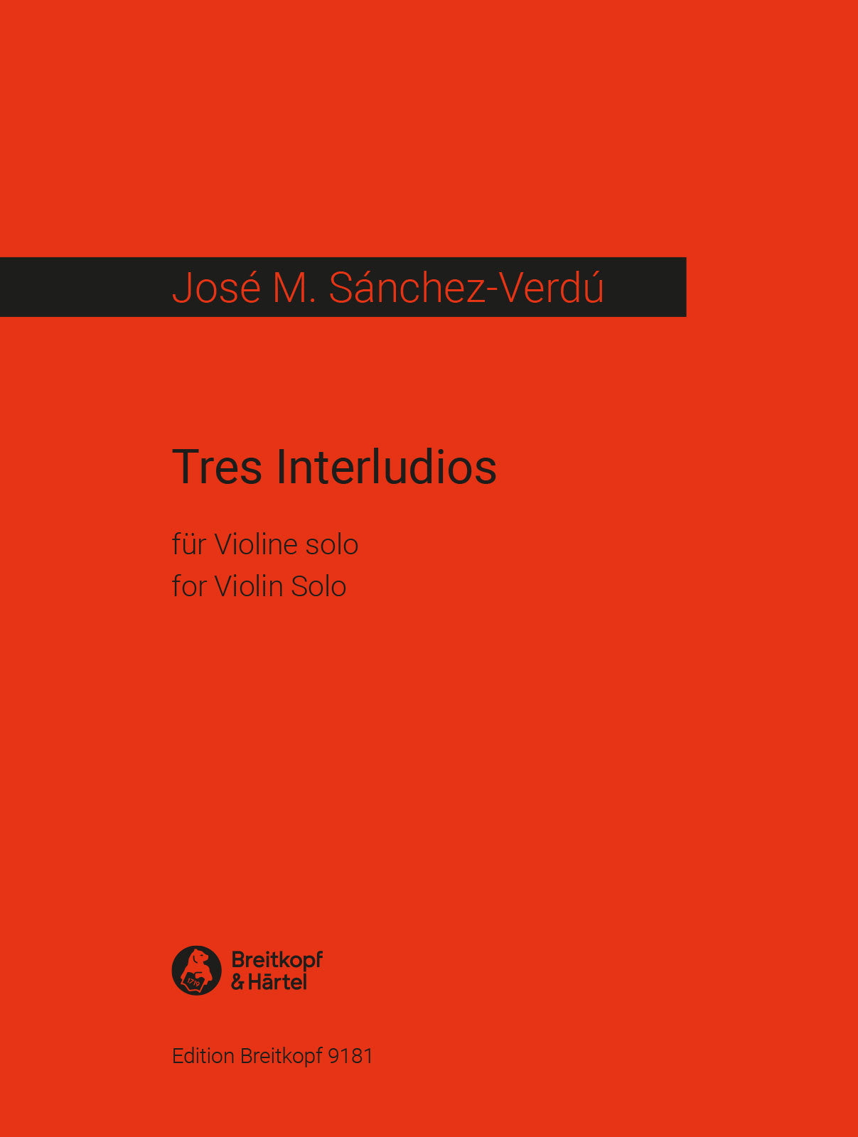 Sánchez-Verdú: 3 Interludios
