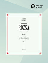 Rózsa: Duo, Op. 7