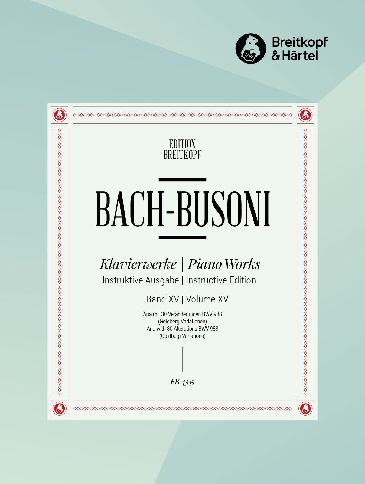 Bach: Goldberg Variations, BWV 988