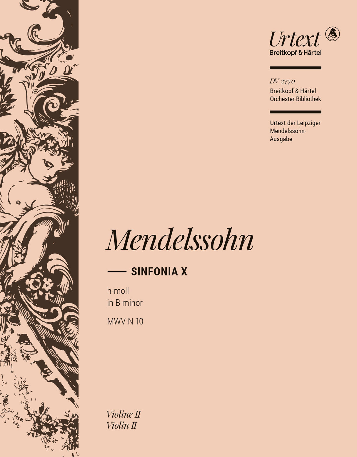 Mendelssohn: Sinfonia No. 10 in B Minor, MWV N 10