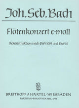 Bach: Flute Concerto in E Minor