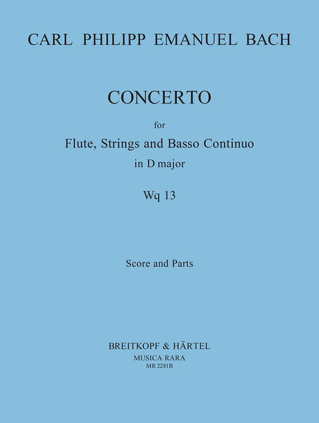 C.P.E. Bach: Flute Concerto in D Major, Wq. 13