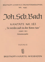 Bach: Sie werden euch in den Bann tun, BWV 183